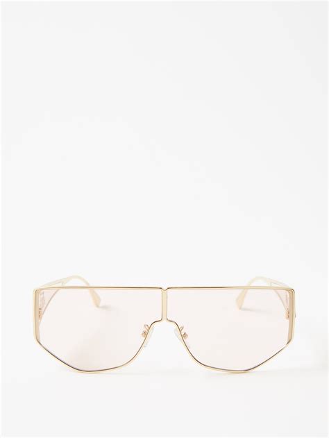 fendi disco aviator sunglasses|Fendi sunglasses oversize.